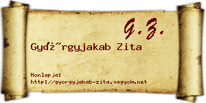 Györgyjakab Zita névjegykártya